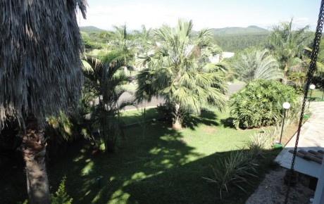 Foto tirada da janela de um dos dormitórios externos